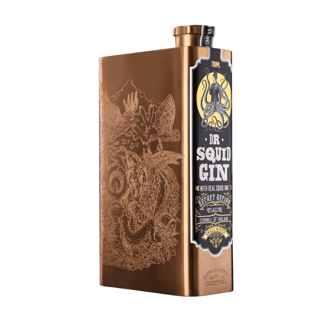 Dr Squid Gin 700ml Copper Flask