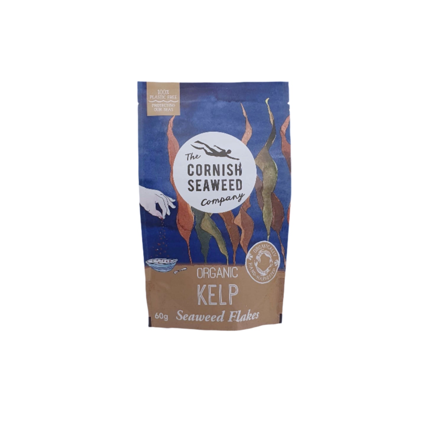 Cornish Seaweed Company organic kelp package on a white background