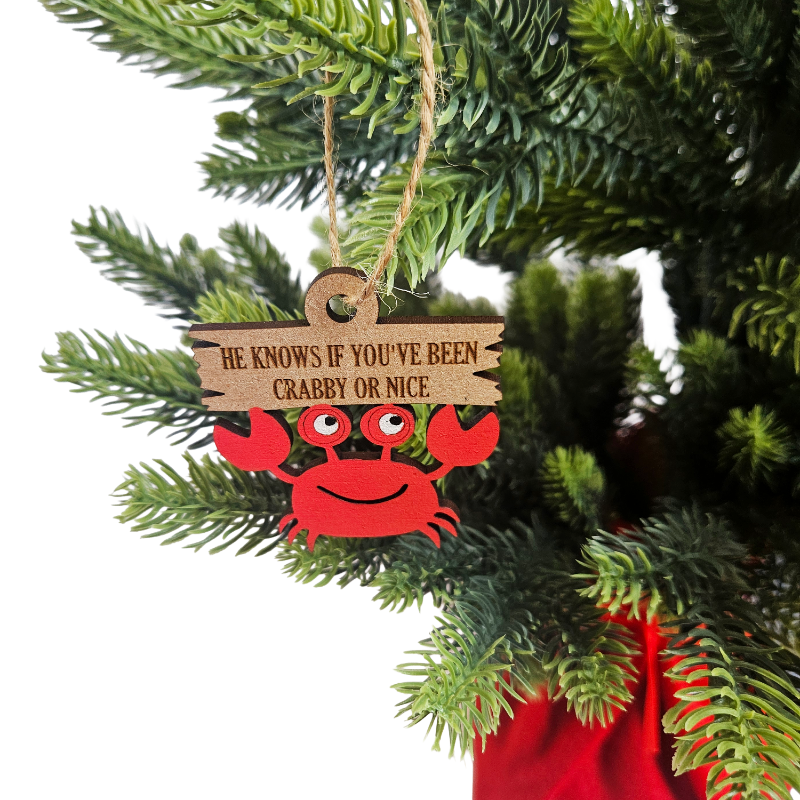 Crab Christmas Tree Decoration