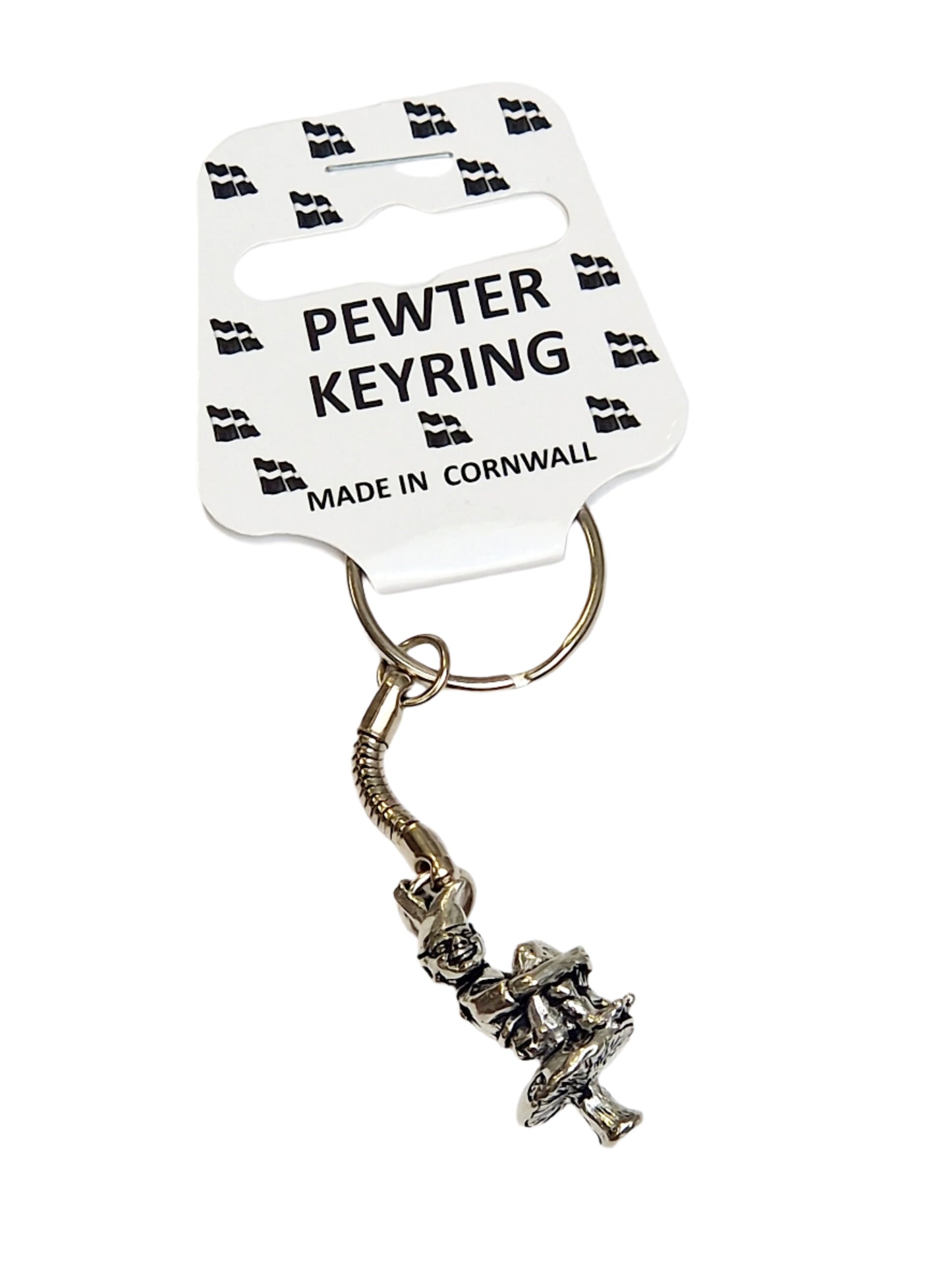 Pewter Keyring Piskie