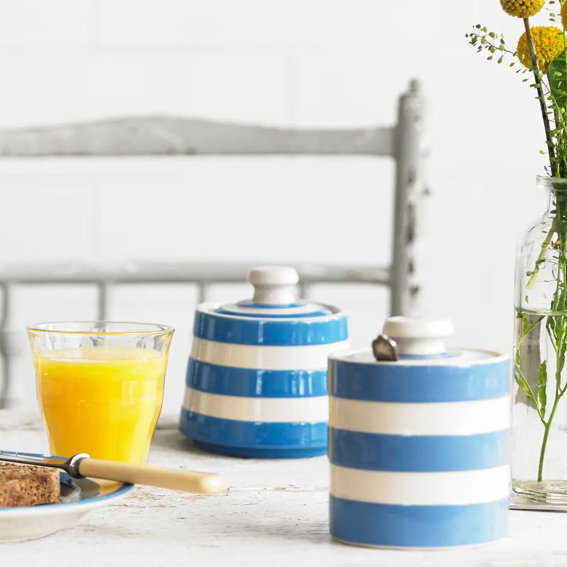 Cornishware Honey & Marmalade Jar