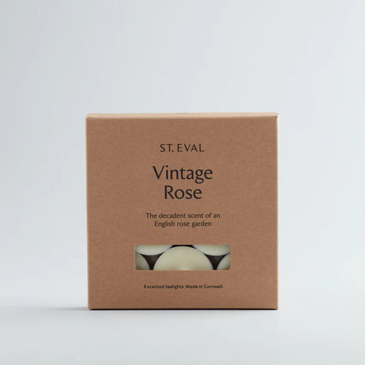 Vintage Rose Scented Tealights-St Eval