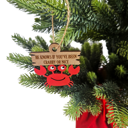 Crab Christmas Tree Decoration