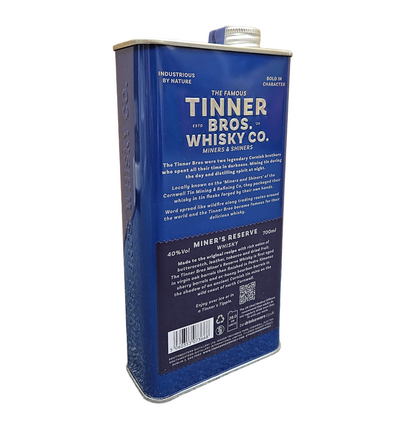 Tinner Bros. Miner's Reserve Whisky 40% 700ml