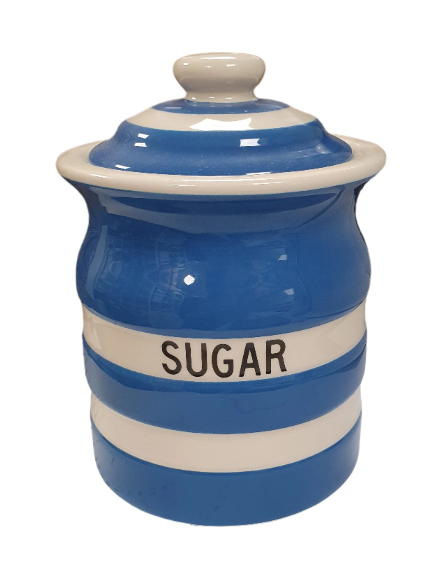 Cornishware Sugar Storage Jar
