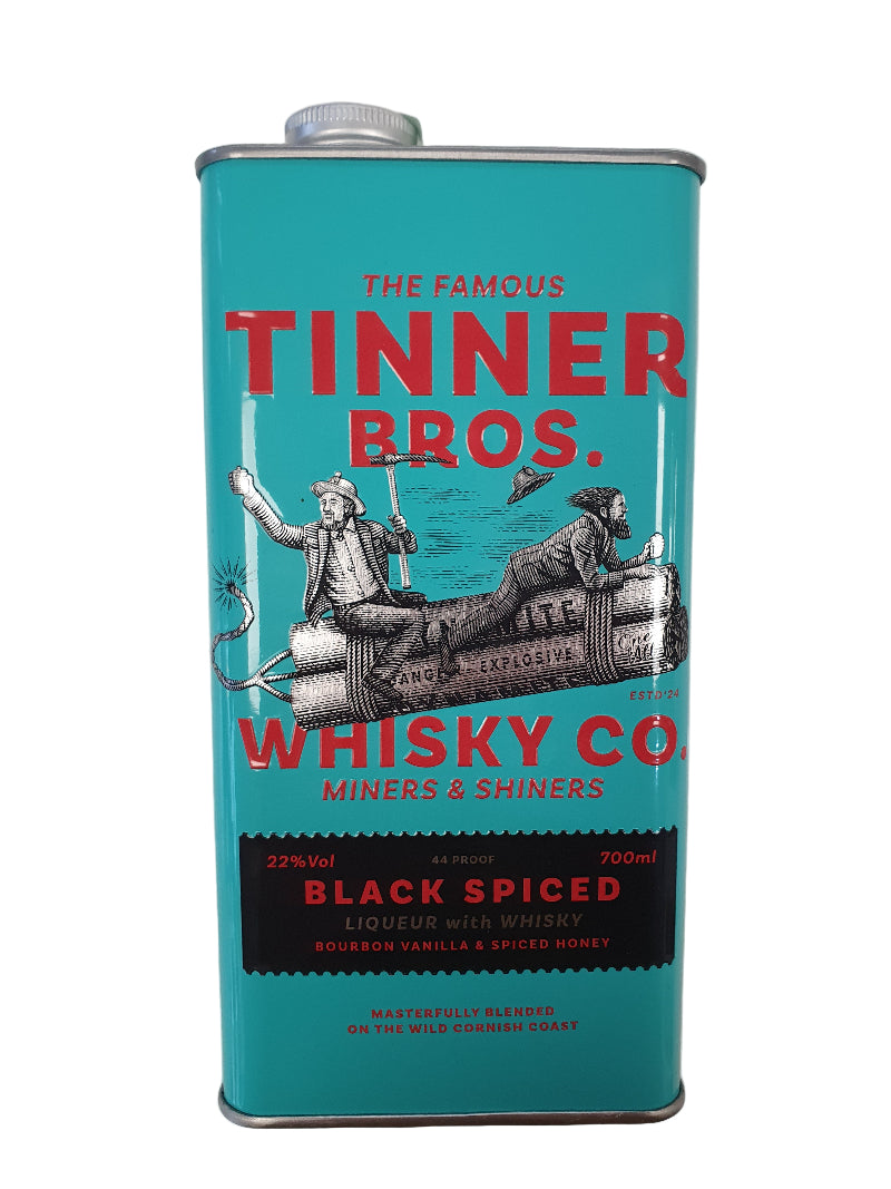 Tinners Bros. Black Spiced Liqueur with Whisky 22% 700ml