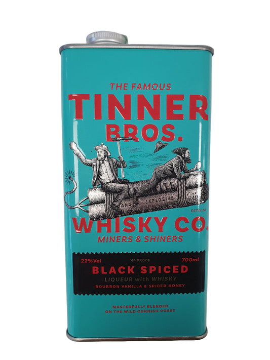 Tinners Bros. Black Spiced Liqueur with Whisky 22% 700ml