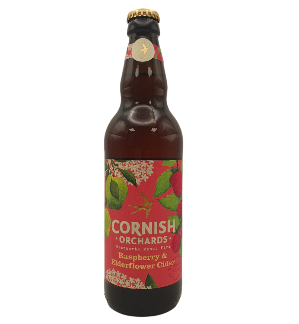 Cornish Orchards - Raspberry & Elderflower Cider – All Things Cornwall Ltd